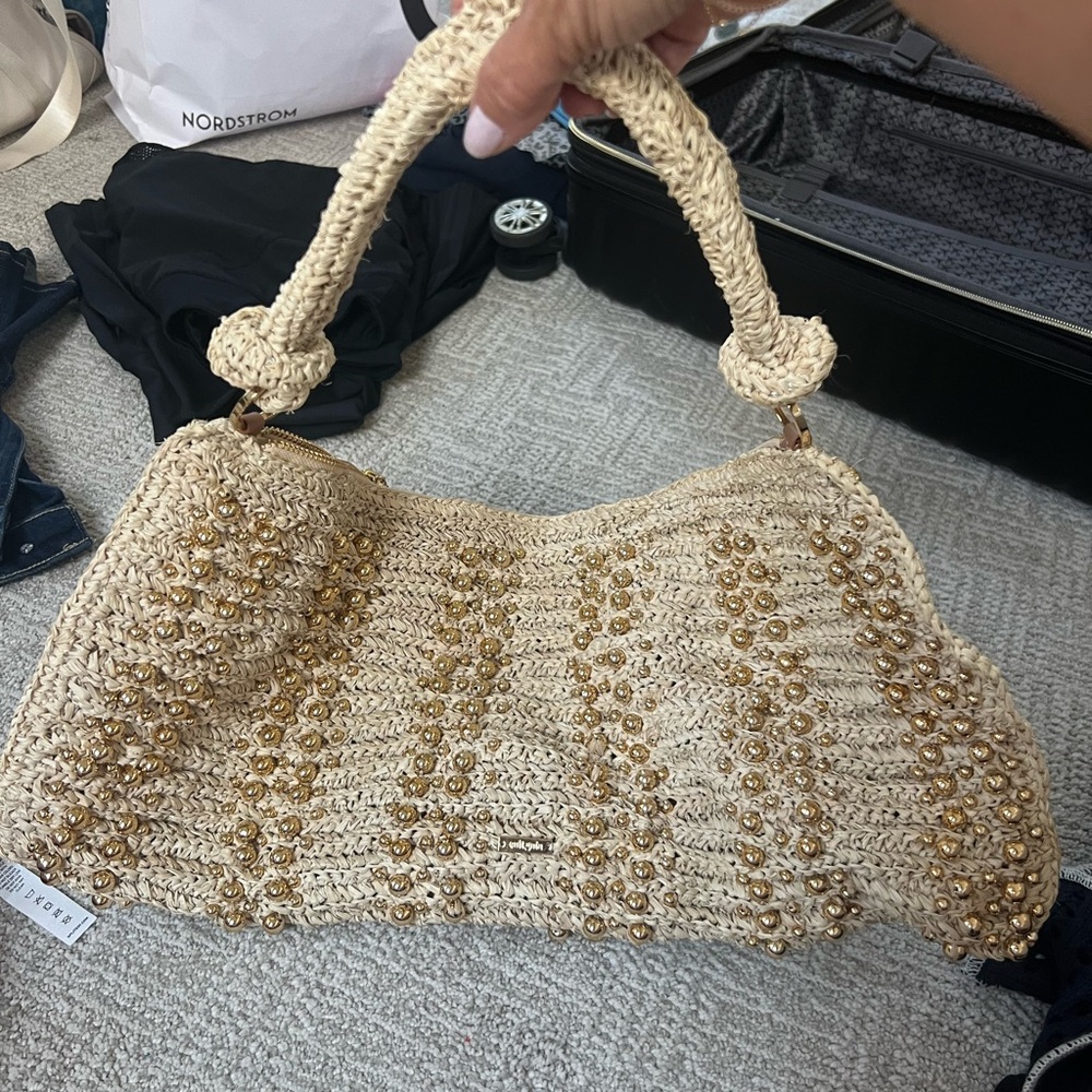 Brand new never been worn beautiful summer raffia Cult Gaia handbag